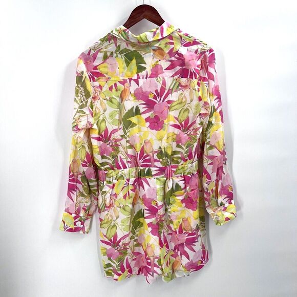 Roller Rabbit Floral Imza Presley Jumpsuit Romper - Picture 6 of 8